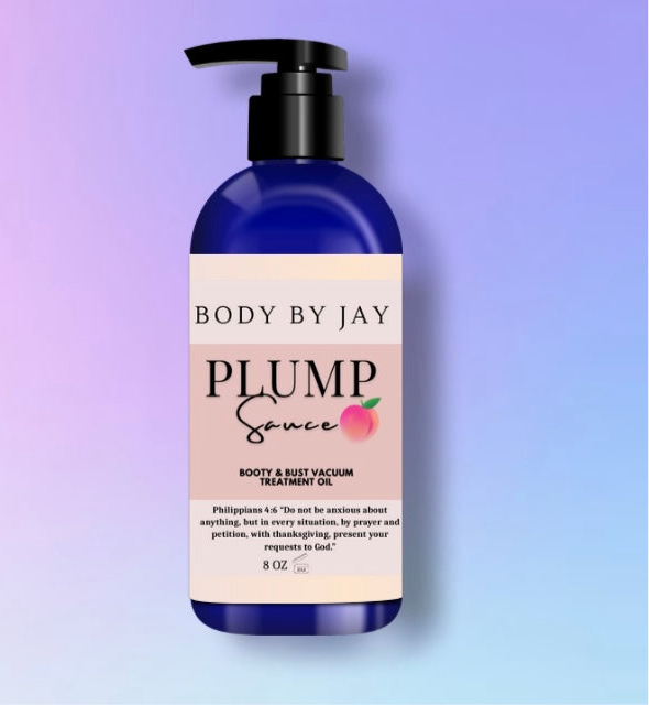 Plump Sauce - New & Improved: We Took It Up a Notch. Booty Plumping & Breast Volume Enhancement Vacuum Therapy Oil
