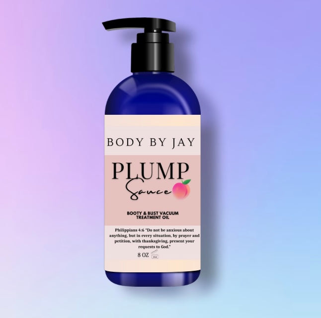 Plump Sauce - New & Improved: We Took It Up a Notch. Booty Plumping & Breast Volume Enhancement Vacuum Therapy Oil