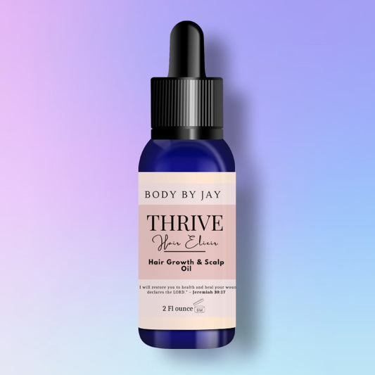 Thrive Hair Elixir – Organic Growth Oil for Thicker, Longer, Healthier Hair